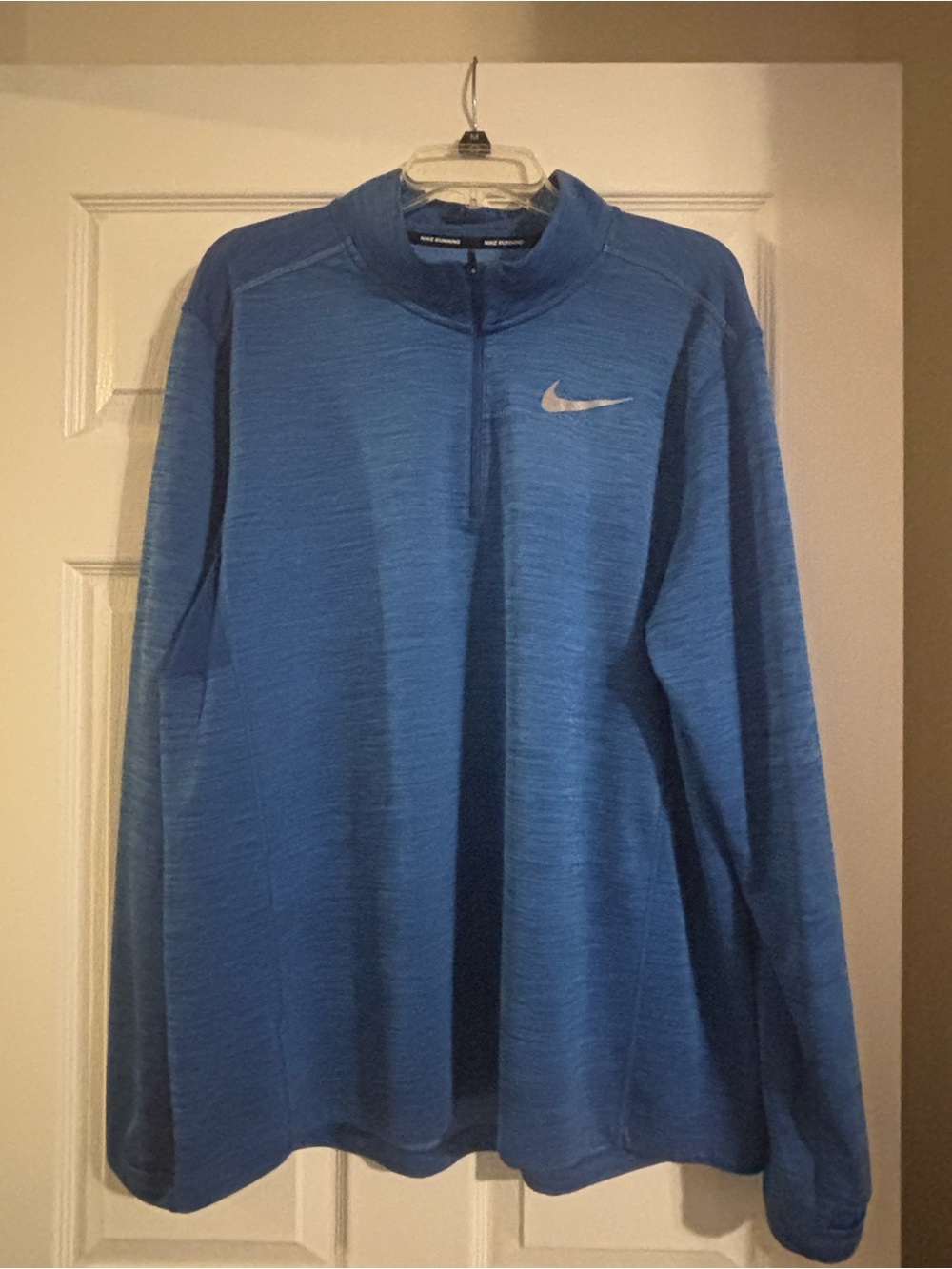 Nike Men's Blue Quarter-Zip Performance Pullover